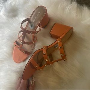 Block heel sandals
